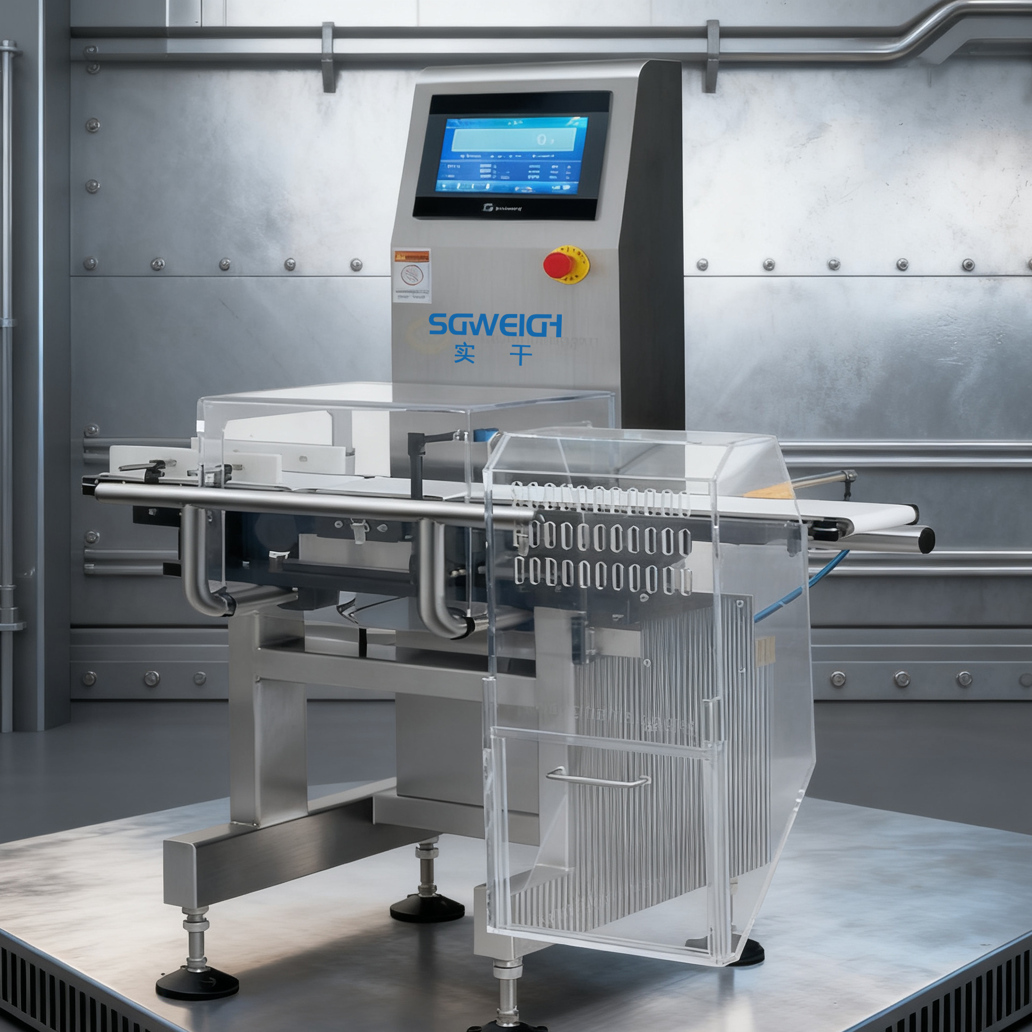 0.01g微米級精控！SG-100精密在線檢重秤破解微小重量檢測困